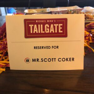 Scott Coker Instagram - Thank you for the hospitality @chefmichaelmina @bourbonsteaksc @bourbonpubsc #GoNiners
