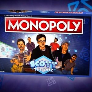 Scott Wozniak Instagram - It’s the big product reveal for the charity event this year! Introducing Monopoly®: Scott The Woz Edition. Officially licensed by Hasbro, limited edition. All profit goes to charity. Available now at the Pixel Empire. Thank you all so much.