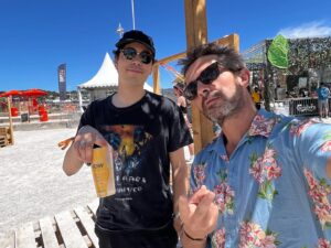 Sébastien Roch Instagram - @tezcadeymusic & moi 🫡🇺🇸🕺🏼👊
@delta_festival @egoistrecords