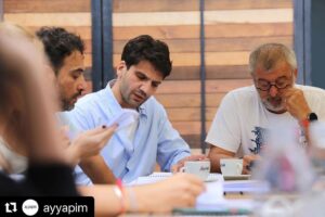 Sema Ergenekon Instagram - #Repost @ayyapim with @make_repost
・・・
Yargı I Pınar Deniz ve Kaan Urgancıoğlu’nun başrollerini paylaştığı, Ali Bilgin’in yönetmenliğini üstlendiği, Sema Ergenekon’un senaryosunu yazdığı ‘Yargı’ dizisinin hazırlıkları tüm hızıyla devam ediyor. Bir cinayet vakasıyla yolları kesişen bir avukat ve bir savcının etkileyici hikayesinin anlatılacağı dizinin oyuncuları sete çıkmadan önce okuma provası için bir araya geldi.
@yargidizi yakında @kanald’de! #ayyapim #yargı @yargidizi