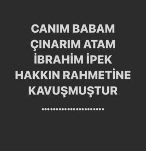 Şenol İpek Instagram - MELEK BABAM MEKANIN CENNET OLSUN ..YETİŞEMEDİM SANA BABAMMMMM