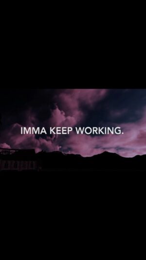 Serena Deeb Instagram - KEEP SLEEPING.  IMMA KEEP WORKING.
