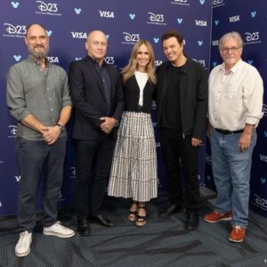 Seth MacFarlane Instagram - Trying not to look buzzed at #D23 with The Simpsons’ Matt Groening, King of the Hill’s Mike Judge, Bob’s Burgers’ Loren Bouchard, and our fearless leader Dana Walden