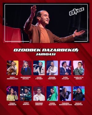 Sevara Nazarkhan Instagram - #ZOR_OVOZ 
🗣 “SIRLI OVOZ” bosqichi o’z nihoyasiga yetdi 🎤

🤩 Afsonaviy ustozlar jamoasi bilan tanishib chiqing 📱

🤔 Sizningcha, kimning jamoasi kuchliroq❓
