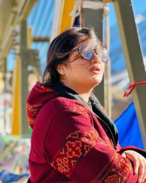 Shafna Instagram - Happiness is where my heart is!!! ♥️ 

Clicks @sajinsajin_ 👽
Travel partner @hippiegotra 🗻

#ChichamBridge #himachalpradesh #India’shighestsuspensionbridge #Spiti #spitivalley #himalayas #favouriteplacetobe #mountains #♥