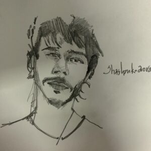 Shashank Arora Instagram - @sketchbyeroshassan Thank you for this. Aapne din bana diya.