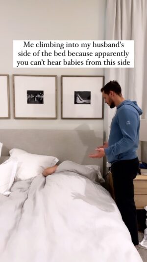 Shawn Johnson Instagram - The magical side of the bed @andrewdeast lol 😂

#comedy #kids #family #moms #momlife #toddlers