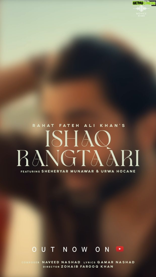 Sheheryar Munawar Siddiqui - 6.2K Likes - Feeling all the emotions with Rahat Fateh Ali Khan's #IshaqRangtaari. Composed by Naveed Nashad and beautifully brought to life by Sheheryar Munawar & Urwa Hocane, this timeless piece is a perfect blend of melody and emotion. 🎶✨
Song out now on @novicerecordsofficial
@officialrfakworld @sheheryarmunawar @urwatistic @naveednashad @itsdharamvir @haideralionline @zohaibfarooqkhan @misbah116
#NoviceRecords #RahatFatehAliKhan #RFAK #SheheryarMunawar #UrwaHocane