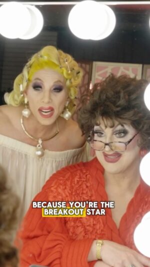 Sherry Vine Instagram - Three seasons in, Sherry and Jackie are closer than ever 🫎

Stream the Sherry Vine Variety Show season three premiere on OUTtv now