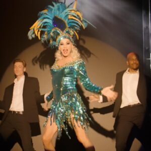 Sherry Vine Instagram - TODAY!! The world premiere of The Sherry Vine Variety Show Season 3! Episode 1 is chock full of entertainment with special guests @jackiebeat @monetxchange @theonlyalaska5000 @latriceroyale an original Broadway inspired song, I’m A Showgirl @markaholic An Exorcist parody and the return of Lady Cops! Lots of info on where and how to watch. Directed by @johnmarkcreative @outtv @outflix.tv @pegmgmt @peg_records SWIPE FOR INFO ON WHERE TO WATCH #thesherryvinevarietyshow