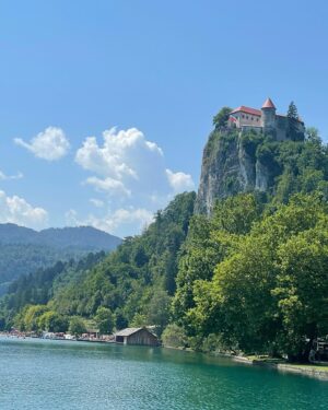 Sherry Vine Instagram - Gorgeous day at Lake Bled. I rarely go anywhere that isn’t work/show related and I very rarely spend extra time there. So to take 4 days off and explore beautiful Slovenia was amazing. My travel companion @gregkiep and I really checked a lot of boxes here. Hvala Slovenia!