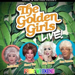 Sherry Vine Instagram - This weekend Red Eye NY is open from Friday morning till Monday with events to celebrate Pride! Thursday Friday and Saturday we have the return of Golden Girlz Live! with Jackie Beat, Sherry Vine Sam Pancake and Kelly Mantle with special guest Mario Diaz!!!

Daniel Nardicio and ReRuns in Pantyhose present
Golden Girlz Live June 27th-29
Thurs- Saturday (then an encore performance on Fire Island Monday June 30th). 7pm and 9pm

“Picture it… New York City Pride, 2024.”
Yes, everyone’s favorite drag version of the beloved TV show is coming to Red Eye for a VERY-LIMITED run of only 3 nights! Tickets will disappear faster than Sophia that time Dorothy was arrested for prostitution!
What could possibly be more fun than watching reruns of The Golden Girls? Watching “ReRuns In Pantyhose” LIVE on stage starring three legendary drag icons and one of America’s most beloved Gay actors! Break out the cheesecake and the shoulder pads because nightlife impresario Daniel Nardicio is bringing THE GOLDEN GIRLZ LIVE to the east coast just in time for Gay Pride! Starring drag royalty Jackie Beat & Sherry Vine, RuPaul’s Drag Race favorite Kelly Mantle and the hilarious Sam Pancake!
With special guest star MARIO DIAZ!!
Starring
Jackie Beat as Bea Arthur as Dorothy Zbornak
Sherry Vine as Rue McClanahan as Blanche Devereaux
Kelly Mantle as Betty White as Rose Nylund
Sam Pancake as Estelle Getty as Sophia Petrillo

Red Eye NY 355 West 41st Street NYC

@redeyetickets