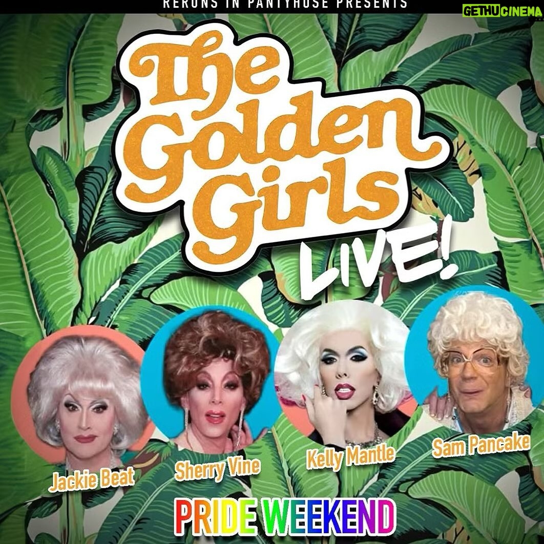 Sherry Vine - 253 Likes - This weekend Red Eye NY is open from Friday morning till Monday with events to celebrate Pride! Thursday Friday and Saturday we have the return of Golden Girlz Live! with Jackie Beat, Sherry Vine Sam Pancake and Kelly Mantle with special guest Mario Diaz!!!
Daniel Nardicio and ReRuns in Pantyhose present
Golden Girlz Live June 27th-29
Thurs- Saturday (then an encore performance on Fire Island Monday June 30th). 7pm and 9pm
“Picture it… New York City Pride, 2024.”
Yes, everyone’s favorite drag version of the beloved TV show is coming to Red Eye for a VERY-LIMITED run of only 3 nights! Tickets will disappear faster than Sophia that time Dorothy was arrested for prostitution!
What could possibly be more fun than watching reruns of The Golden Girls? Watching “ReRuns In Pantyhose” LIVE on stage starring three legendary drag icons and one of America’s most beloved Gay actors! Break out the cheesecake and the shoulder pads because nightlife impresario Daniel Nardicio is bringing THE GOLDEN GIRLZ LIVE to the east coast just in time for Gay Pride! Starring drag royalty Jackie Beat & Sherry Vine, RuPaul’s Drag Race favorite Kelly Mantle and the hilarious Sam Pancake!
With special guest star MARIO DIAZ!!
Starring
Jackie Beat as Bea Arthur as Dorothy Zbornak
Sherry Vine as Rue McClanahan as Blanche Devereaux
Kelly Mantle as Betty White as Rose Nylund
Sam Pancake as Estelle Getty as Sophia Petrillo
Red Eye NY 355 West 41st Street NYC
@redeyetickets
