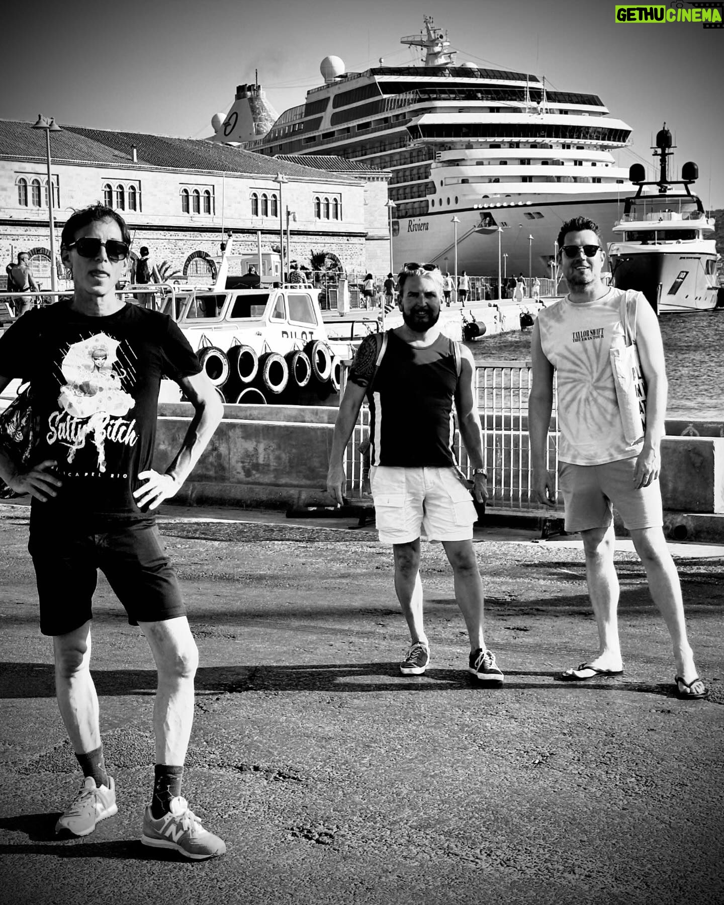 Sherry Vine - 365 Likes - Thank you Syros for a gorgeous afternoon! Had so much fun running around on the last day of our @atlantisevents cruise. Rudy, Ken @gregkiep