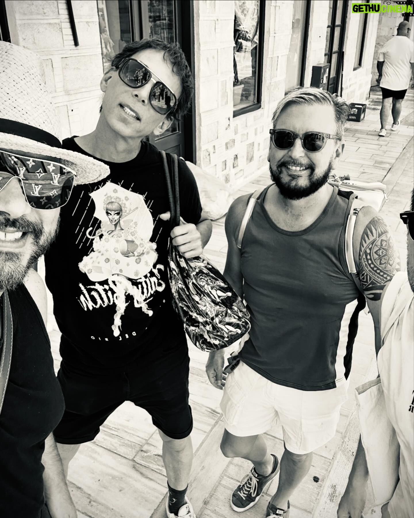 Sherry Vine - 365 Likes - Thank you Syros for a gorgeous afternoon! Had so much fun running around on the last day of our @atlantisevents cruise. Rudy, Ken @gregkiep