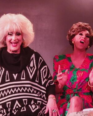 Sherry Vine Instagram - IT’S CLOSING NIGHT OF THE GOLDEN GIRLZ LIVE IN NYC! Tonight at 7pm and 9pm at @redeye_ny and then Monday night on Fire Island. Don’t miss the hilarious non stop laugh riot live onstage starring @jackiebeat @thesampancake @kellymantle @gayunclemario2 Happy Pride!