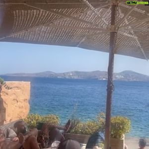 Sherry Vine - 272 Likes - We couldn’t dock in Mykonos due to wind so had an impromptu detour to Syros (I had never heard of this island) but turned out to be gorgeous! Found a cute water front cafe called Cielo; some rose, delicious seafood, STUNNING MEN - I don’t want to leave. @atlantisevents @gregkiep