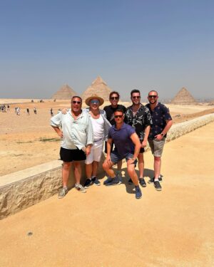 Sherry Vine Instagram - Photo dump from an amazing experience in Cairo. Not a lot of pictures from King Tut’s museum visit as photos were not allowed but one word - OPULENCE! We crammed a lot of sightseeing into a few hours Fritz, @williamtnhall @gregkiep @bradloekle @trevor_ashley @atlantisevents