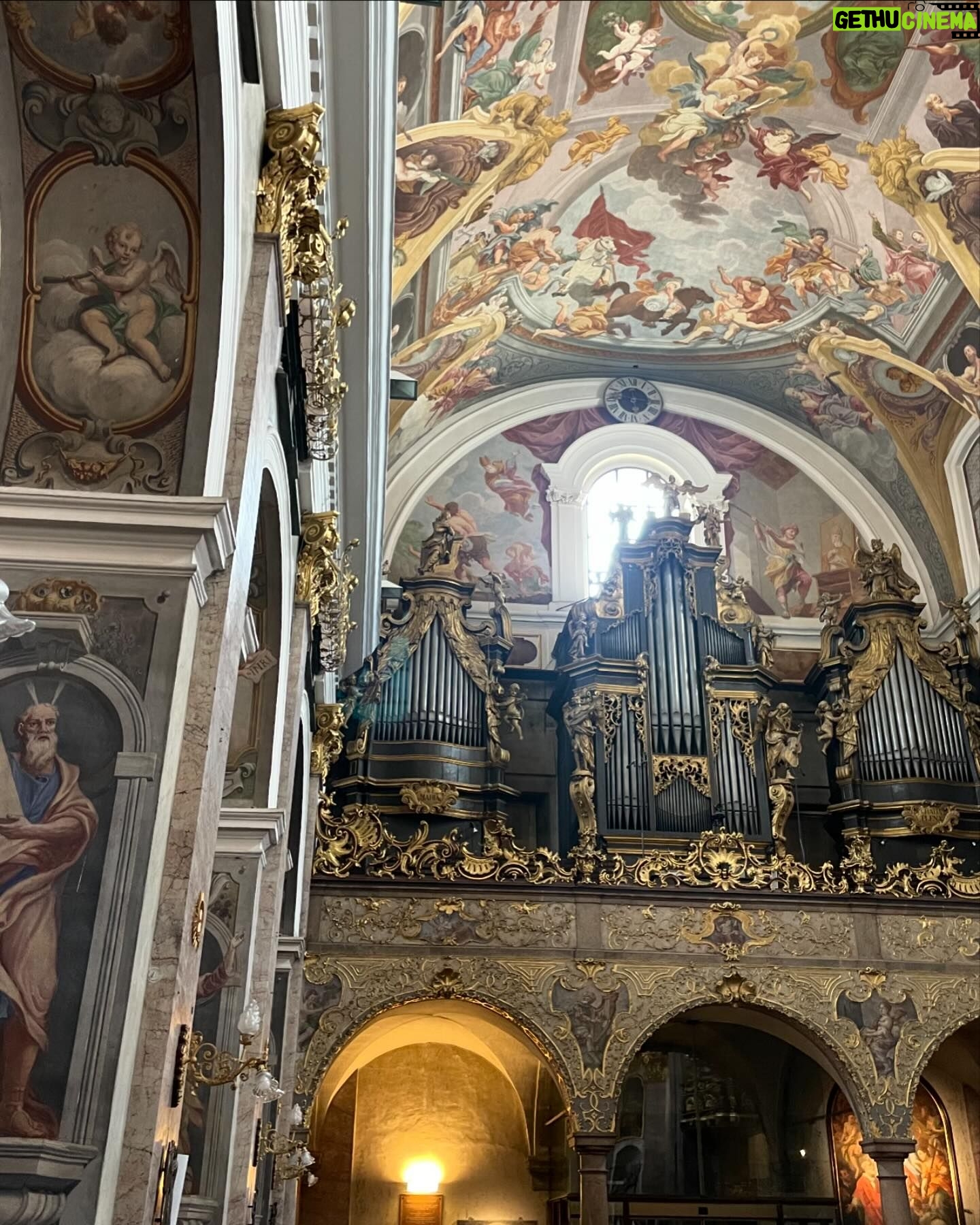 Sherry Vine - 308 Likes - It’s a beautiful day in Ljubljana so walking around the old town. I didn’t know that dragons are the symbol here so I feel very at home! Dragon Bridge and St. Nicholas Cathedral here.