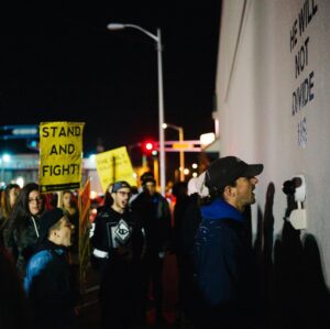 Shia LaBeouf Instagram - #HEWILLNOTDIVIDEUS 
February 2017