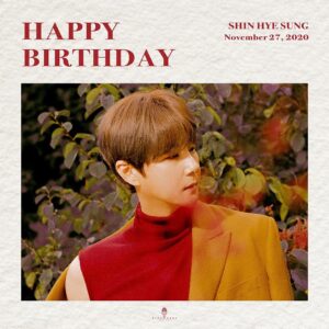 Shin Hye-sung Instagram - .
2020/11/27
HAPPY BIRTHDAY
SHIN HYE SUNG

신혜성님의 생일을 축하합니다❤️

#신화 #신혜성 #SHINHWA
#SHINHYESUNG #HAPPY_BIRTHDAY