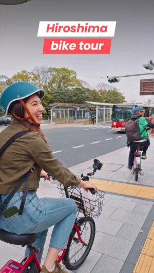 Shizuka Anderson Instagram - Book this bike tour now, link in bio!

Learn about Hiroshima’s reconstruction in this 2-hour guided bike tour 🚴‍♂️. You’ll cycle through the Peace Park and Hiroshima Castle 🏰, and try the city’s specialty dish, iron-grilled Hiroshima-yaki 🍳.

In this tour, you’ll learn about Hiroshima’s peace initiatives and witness its incredible postwar reconstruction as you cycle through the city, exploring its landmarks, like the Hiroshima Castle and the Peace Park 🕊️. You’ll hear insights and stories from your local guide about Hiroshima’s history and rebuilding, and you’ll finish the day with the city’s signature dish: a sizzling Hiroshima-yaki, the city’s unique take on a Japanese okonomiyaki savory pancake 🍳.

This guided bicycle exploration of Hiroshima is a great way to see the city, learn about its rich history, and savor its delicious food while hearing the personal portrayals of the city that locals want to share with the world 🌏.

#hiroshima #biketour #japantravel #peacepark #hiroshimacastle #hiroshimayaki #japanesefood #historicaltour #traveljapan #explorehiroshima