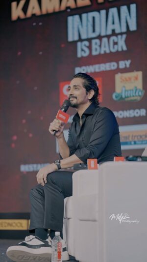 Siddharth Instagram - @worldofsiddharth 

#indian2 #kamal #promotion #siddharth #dd #lycaproductions