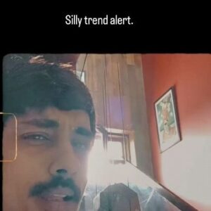 Siddharth Instagram - If you see this reel I'll know you're still on social media and not doing something useful. 💀