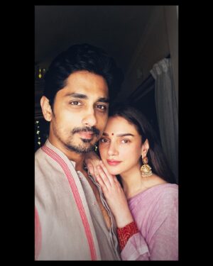 Siddharth Instagram - Happy Happy 
Happy Birthday Princess of Heart
@aditiraohydari 

I pray all your dreams
The big ones, the small ones
And the ones yet unseen
Always come true, always for you.

Have the best trip around the sun yet

P.S- growing up is for squares. Don't!❤️