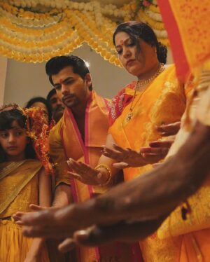 Siddharth Nigam Instagram - We performed the Griha Pravesh, Kalash Puja, and Rudra Abhishek in our new home in Mumbai—the city of dreams, where our dreams have finally come true. This isn’t just a house; it’s the culmination of years of hard work and dedication. My brother and I have always wanted to give our mom the home she deserves, and seeing her walk into her own space, surrounded by love and blessings, was a moment we’ll treasure forever. This home represents our journey, our struggles, and our triumphs, and I couldn’t be more grateful to share it with the people who mean the most to me. Here’s to new beginnings and endless memories in the city where our dreams became reality. 🙏🏽❤️ #GrihaPravesh #KalashPuja #RudraAbhishek #MumbaiDreams #FamilyBond”