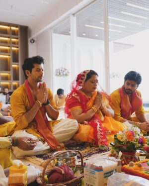 Siddharth Nigam Instagram - We performed the Griha Pravesh, Kalash Puja, and Rudra Abhishek in our new home in Mumbai—the city of dreams, where our dreams have finally come true. This isn’t just a house; it’s the culmination of years of hard work and dedication. My brother and I have always wanted to give our mom the home she deserves, and seeing her walk into her own space, surrounded by love and blessings, was a moment we’ll treasure forever. This home represents our journey, our struggles, and our triumphs, and I couldn’t be more grateful to share it with the people who mean the most to me. Here’s to new beginnings and endless memories in the city where our dreams became reality. 🙏🏽❤️ #GrihaPravesh #KalashPuja #RudraAbhishek #MumbaiDreams #FamilyBond”