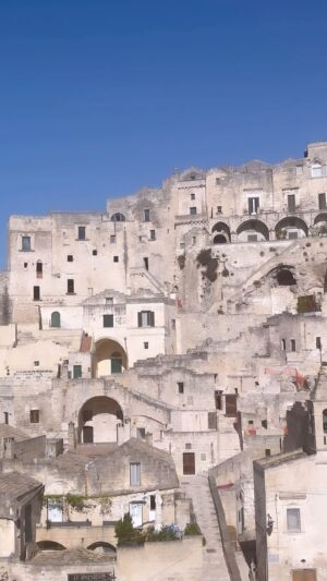 Silvia Colloca Instagram - Matera! ❤️ 
Add this magical town to your bucket list. In italy its known as La Città Dei Sassi, the stone city, as it’s entirely carved out of stone. It was only 60 years ago that local villagers resided in cave dwellings, with no electricity, and their animals to keep them warm in the harsh winter months. Some 30 years later UNESCO heritage listed this gem and proclaimed it Patrimonio dell’Umanitá , world heritage. What’s even more beautiful than the city itself is it’s villagers, the Lucani who embody the generous and convivial spirit of the Basilicata region with pride and humility. Go back one post to see some beautiful village life! And yes, Matera is NOT in Puglia! It’s in Basilicata! 
❤️🇮🇹
#matera
#materacittàdeisassi 
#materaunescoworldheritage 
#basilicata