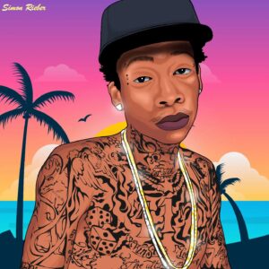Simon Rieber Instagram - I just finish custom artwork for @wizkhalifa ✍🔥 #artoftheday
.
.
.
.
.
.
.
.
#simonrieber #kanyewest #yeezy #kanye #drake #hiphop #snoopdogg #rap #travisscott #music #kylie  #yeezyboost #snoop #nickiminaj #digitalart #art #drawing #illustration #artist #artwork #digitaldrawing #digitalillustration #fanart #artistsoninstagram #sketch #digitalartist #wizkhalifa #wizkhalifafans