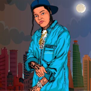 Simon Rieber Instagram - Artwork for @youngma it's her birthday, tag her please. ✍🏾🖼💯🔥🔥
.
.
.
.
.
.
.
#simonrieber #youngma #youngmafans  #musician #digitalart #art #drawing #artist #artwork #artlovers #artoftheday #painting #paint #skechers #skechbook #ipad #procreate #illustration #makeup #glow #aesthetic