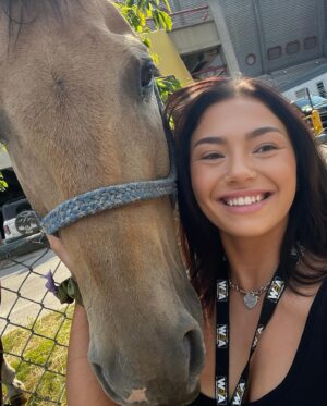 Skye Dolecki Instagram - Saddle on, I’m ready now 🤠