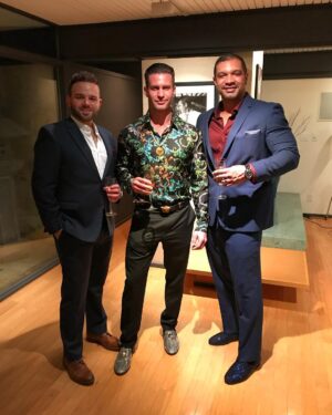 Skylar Lear Instagram - Pre @goldensoiree pics with the broskies! @chavezthagreat @natecrepps thank you guys so much for coming out to support and celebrate success with me!