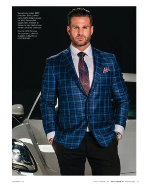 Skylar Lear Instagram - Photo shoot for the December issue of @thevoicetribune . If you live in the Louisville area and looking for some dapper threads hit up my boy @chrisburnstyle at @rodeslouisville 📸 @loveandi 💃🏻 @alexxborderss 
@lizbingham @janicecarterlevitch 
#model #models #mensfashion #malemodel #fashionphotography #fashionstyle #fashionable #fashionstyle #rangerover #range