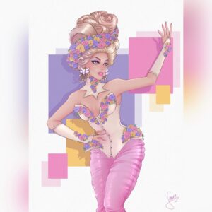 Sofía Camará Instagram - Te invito a descubrir a @jonce.art un maravilloso artista ilustrador Chileno de quien tengo la fortuna de haber recibido este magnífico trabajo final como lo fue recrear este Vestido de Noche para  #MissTheSwitch2 
.
Jon trabaja la técnica de edición digital a partir de una imagen real recreando su estilo propio, especializándose en Anime’s, Barbie’s y Drag’s. Si deseas vivir tu propia experiencia ilustrada no dudes en contactarlo al Dm
. 
Gracias por tanto cariño y dedicación, sin duda una fusión de talento, belleza y fantasía SABÉLO #MissTheSwitch2 #SabéloLovers #BellezaDrag #SabéloMania #DivaEncorsetada #TeamSabélo #SuperManiqui