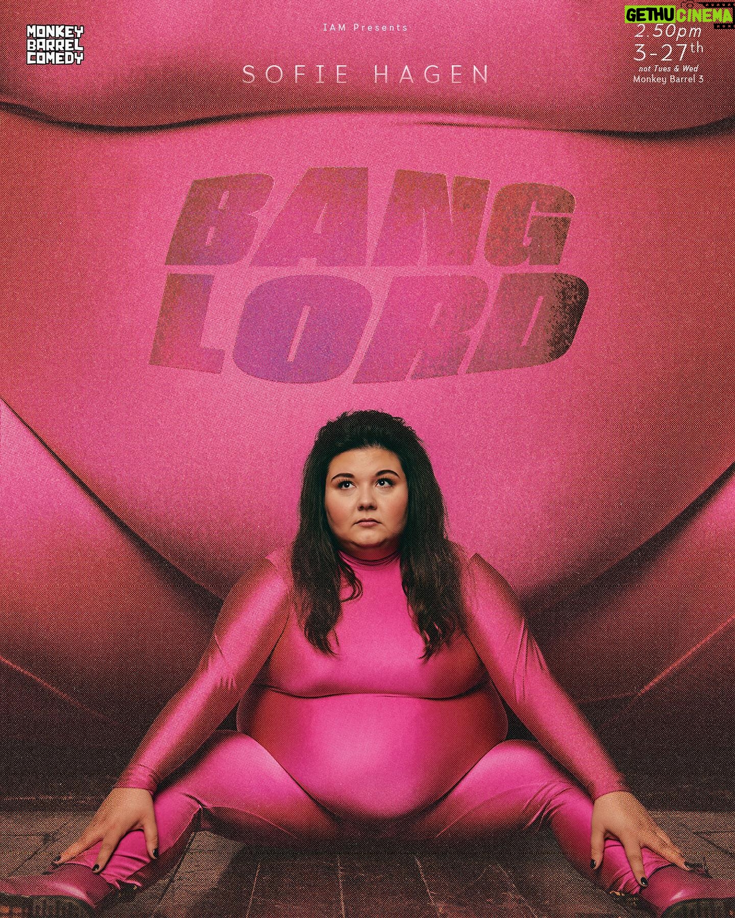 Sofie Hagen - 7.6K Likes - POSTER REVEAL.
I’m taking a brand new show ‘Banglord’ to the Edinburgh Fringe Festival this year. I’ll be at @monkey.barrel.comedy, MB 3, at 2.50pm from 3rd to 27th of August, apart from Tuesdays and Wednesdays, where I’ll be BANGING (watching shows & having therapy).
🧠👅👙👚👛🐷🐽🌸🎟️💒🎀🩷 (pink things)
Poster is by @mjulings, photo by @mrmattcrockett, makeup by @sharimakeup 💅🏻