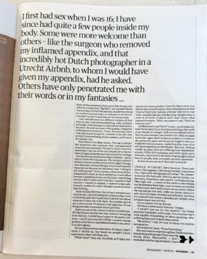 Sofie Hagen Instagram - I’m in the Guardian with an extract from my book!

In 19 days, my book Will I Ever Have Sex Again? comes out and I’m excited and scared and nervous and overwhelmed and happy. I’d love for you to pre-order it. 🫶🏻

The photographer @jaybrooksphoto was incredible, so was makeup and hair artist @danirichardson! @sandysuffield was the brilliant set designer! And thanks to @blinkpublishing for sorting it all and literally ironing my clothes for me. 👀

Oh and the top is @lucyandyak and the trousers are @fashionbrandcompany !