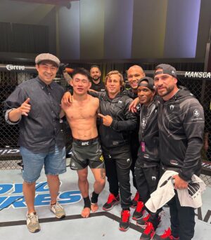 Song Yadong Instagram - Team work makes dream work. Thank you all guys ~Next stop Top 5😎#ufcvegas72 #songyadong