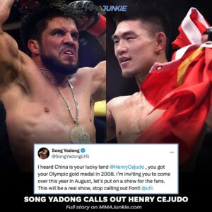 Song Yadong Instagram - Song Yadong tells Henry Cejudo to “stop calling out” Rob Font and meet him in China 🇨🇳