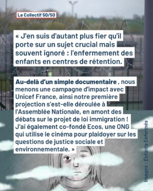Sonia Rolland Instagram - @selim.benzeghia, issu de la promotion 2022 du mentorat 50/50, revient sur son expérience avec sa mentore @soniarolland, les opportunités que cet accompagnement lui a permis de saisir et ses nombreux projets à venir ! 👏
Une nouvelle promotion du programme de mentorat est en cours de sélection et sera annoncée très prochainement !
Pour lire toute son interview ⬇️
#mentorat5050 

« N’ayant pas fait d’école d’audiovisuel ou de journalisme, le programme de mentorat m’a permis d’appréhender ce milieu, de m’ouvrir à un réseau et de me donner confiance en mes capacités à réaliser un film documentaire. En plus d’apprendre de ma mentore @soniarolland, le fait de pouvoir rencontrer les autres mentoré·e·s, qui sont du même âge et qui, chacun·e dans leur spécialité, sont au même stade de leur carrière professionnelle, est une source d’opportunités pour des collaborations futures. 

J’ai co-réalisé avec @noemie_ninnin mon premier documentaire, “Enfants enfermés” sur France 3, disponible sur la plateforme France TV ;  j’en suis d’autant plus fier qu’il porte sur un sujet crucial mais souvent ignoré : l’enfermement des enfants en centres de rétention. Au-delà d’un simple documentaire, nous menons une campagne d’impact en collaboration avec Unicef France, ainsi notre première projection s’est-elle déroulée à l’Assemblée Nationale, en amont des débats sur le projet de loi immigration ! J’ai également co-fondé Ecos, une ONG qui utilise le cinéma pour plaidoyer sur les questions de justice sociale et environnementale. 

J’entre en post-production d’un court-métrage documentaire, où avec ma co-réalisatrice nous suivons le parcours de Cherán, une communauté indigène, victime de la déforestation, qui est devenue un modèle d’autonomie et d’innovation écologique. Je rentre également en production de mon premier documentaire de 90 minutes, sélectionné par Documentary Campus 2023, dans lequel je suis le combat d’un couple mexicain qui risque tout pour arrêter les cartels qui détruisent les terres et les moyens de subsistance de leur communauté pour faire fortune... avec des plantations d’avocats. »