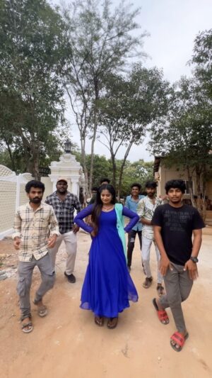 Soundarya Reddy Instagram - Crazy reel with my boys 😂😂

Dress - @uski_designer_studio my love ❤️
Vc - @tillu________3 🤣
