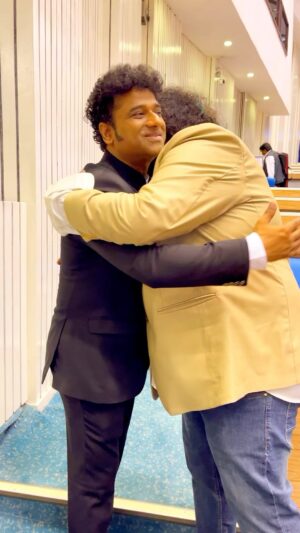 Srikanth Deva Instagram - 🙌🏻That’s amazing! 🎉 “Celebrating a double win with my awesome brother! National award winners together!” 🏆

🏆 Honored to receive the National Award! For winning National Award as Special Mention for #Karuvarai in the Non-Feature Film Category 

🤩Grateful for this recognition and the incredible journey that got me here. Thank you to everyone who supported me along the way🙏….

💐Thank you Director @ev_ganeshbabu sir 

#69nationalaward #winningnationalaward #nationalaward #vairamuthu #srikanthdeva #srikanthdevamusic #evganeshbabu #srikanthdevamusical #srikanthdevasongs #srikanthdevafans #srikanthdevahits
