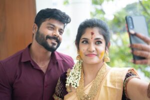 Sruthi Shanmuga Priya Instagram - Oh my love 😘😘 @arvind__shekar 

#mineforever