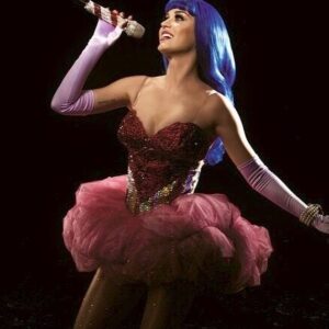 Starlet Instagram - No regrets, just love❤️

A bit of a soppier post than usual but @katyperry has been my idol for 16 years now. I’ve wanted to recreate this look for as long as I can remember and it was my biggest dream come true to wear it while introducing her to stage for her London 143 Album playback. This was a  moment I’ll treasure for the rest of my life. Words can’t express how grateful I am to have had the opportunity. 
Love you for lifetimes❤️♾️ 

📸Shots 1 & 3: @mtyparks @matty_parks 
💇🏼‍♀️ Hair: coloured by @dakota.schiffer 
👗Corset: made by @misty_couture stoned by @itsstarlet using a mixture of Luna and Zodiac rhinestones from @crystalparadeuk ✨