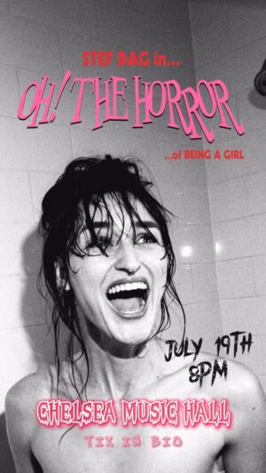 Stephanie D'Agostini Instagram - if you want to hear more about my anti-life politics come to my headlining show at @chelseamusichall on 7.19. tix in bio x