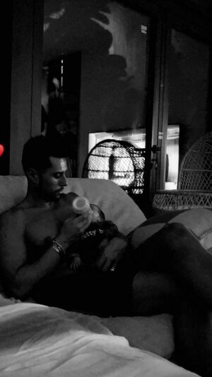 Stéphanie Durant Instagram - Et puis te regarder devenir père est sans doute l’une des plus belles des choses 💛 @theosoggiu