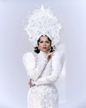 Stephanie Prince Instagram - Category is: CORONATION EXTRAVAGANZA
•
•
Lewk @patrick_isorena 
Hair @dragdaddywigs 
Nails @nailed.by.indigo 
Photo @eluvieracosta @masstudiosintl 
#canadasdragrace #canadavstheworld #dragrace